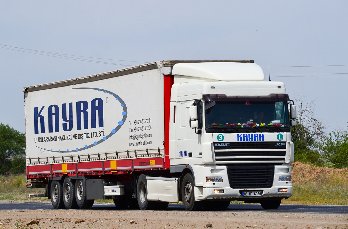 Турция, № 06 HE 6329 — DAF XF95 FT