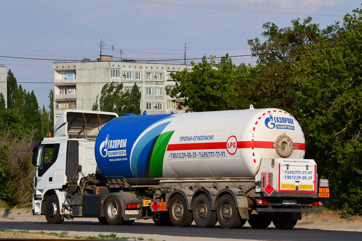 Астраханская область, № Х 105 ММ 30 — IVECO Stralis ('2012); Астраханская область, № АК 1161 30 — Barış Mah (общая модель) [NP9-306]