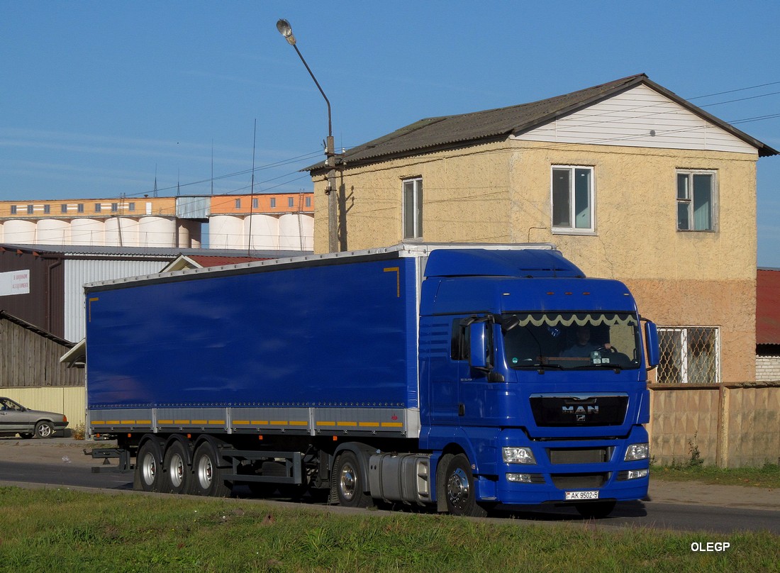 Минская область, № АК 9502-5 — MAN TGX ('2007) 18.440