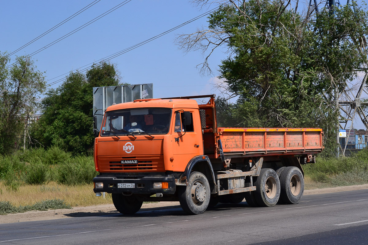 Волгоградская область, № С 232 ХМ 34 — КамАЗ-65115-15 [65115R]