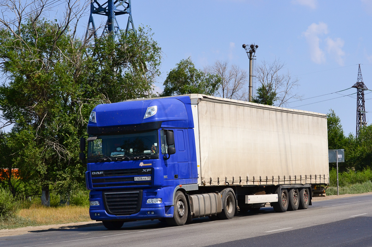 Волгоградская область, № С 606 НА 34 — DAF XF105 FT