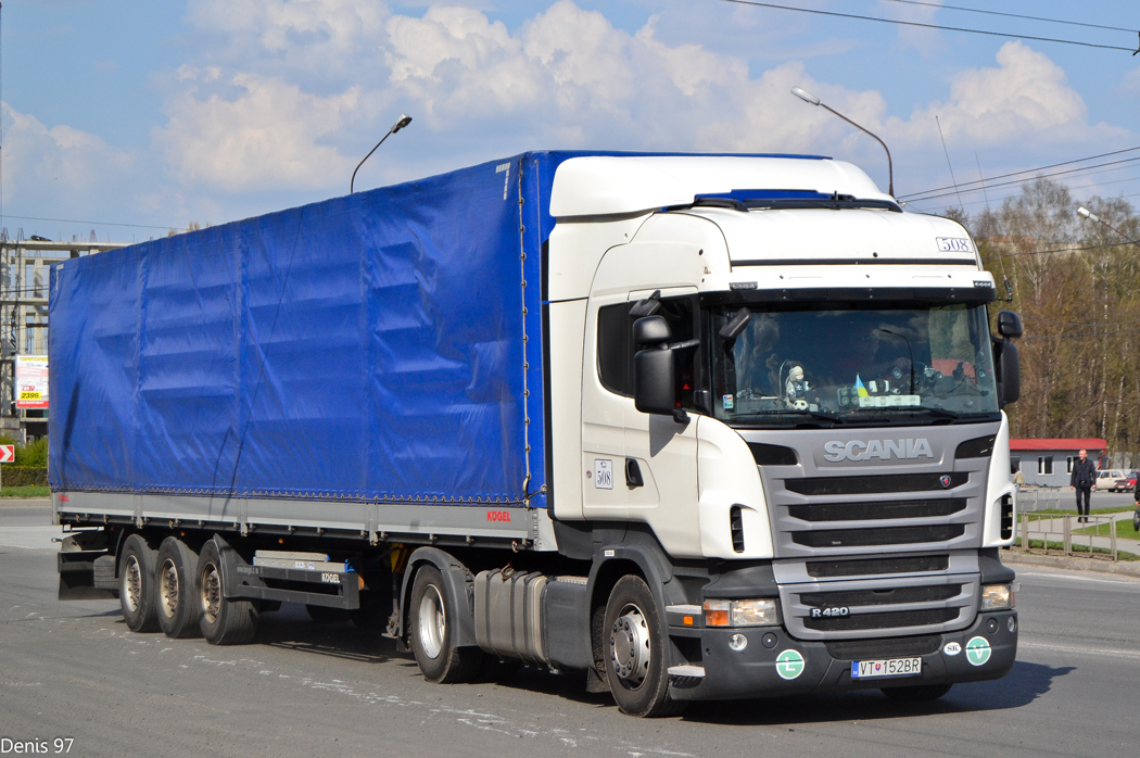 Словакия, № 508 — Scania ('2009) R420