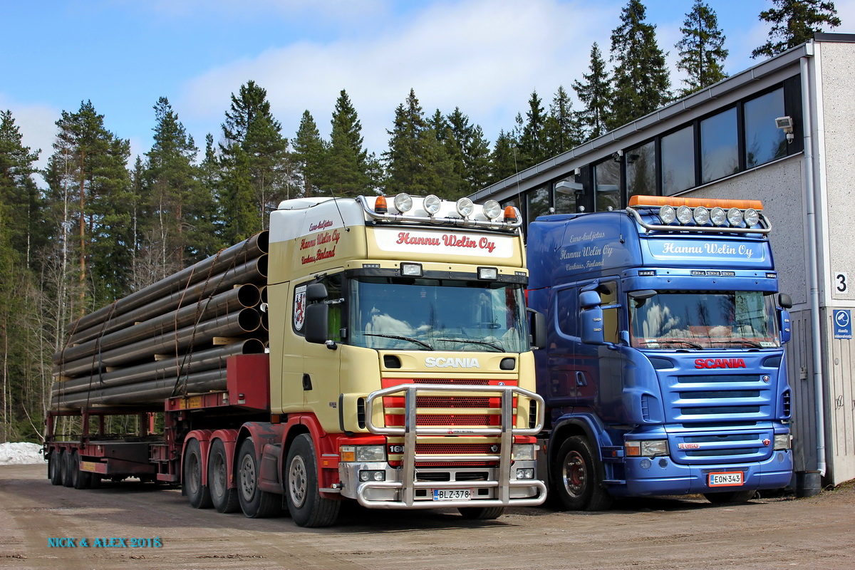 Финляндия, № BLZ-378 — Scania ('1996) R164G