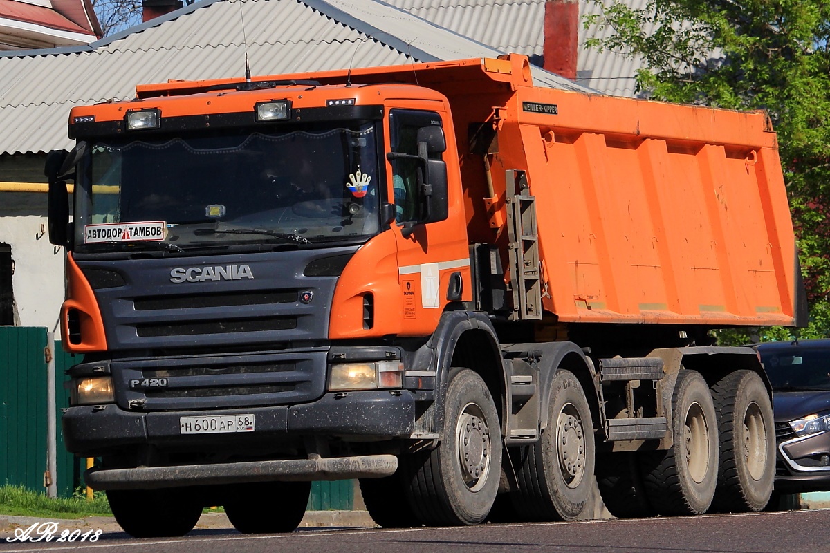 Тамбовская область, № Н 600 АР 68 — Scania ('2011) P420