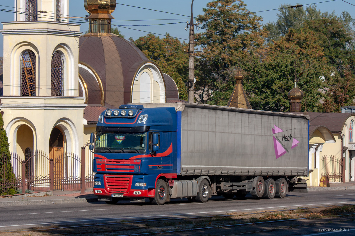 Житомирская область, № АМ 4320 СА — DAF XF105 FT