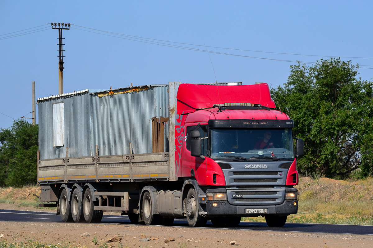 Удмуртия, № У 624 ЕО 18 — Scania ('2004) P340