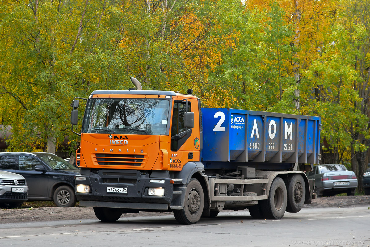 Архангельская область, № М 774 СУ 29 — IVECO Stralis ('2002) 350