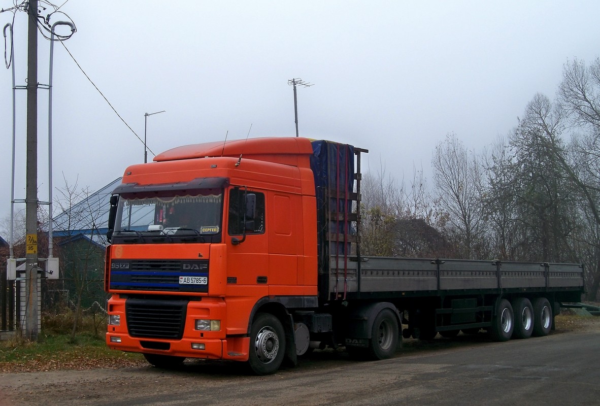 Могилёвская область, № АВ 5785-6 — DAF 95XF FT