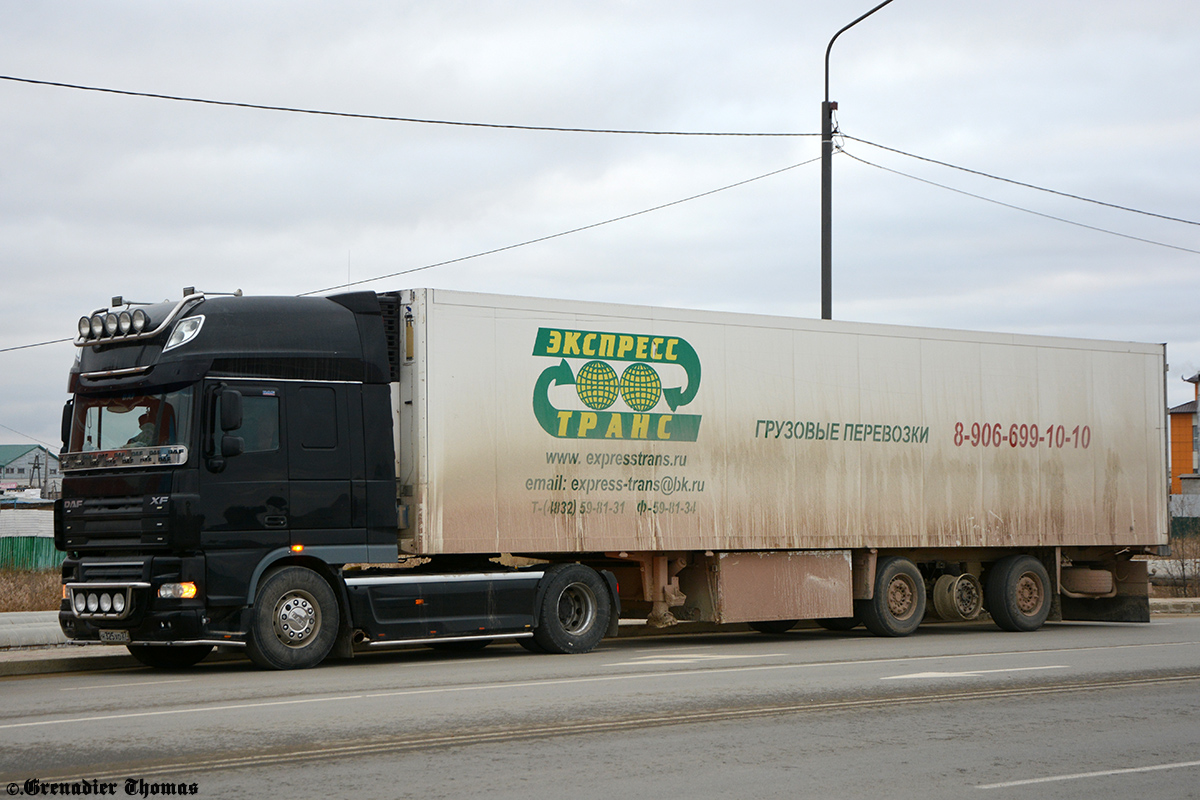 Хабаровский край, № Н 325 ХО 27 — DAF XF105 FT