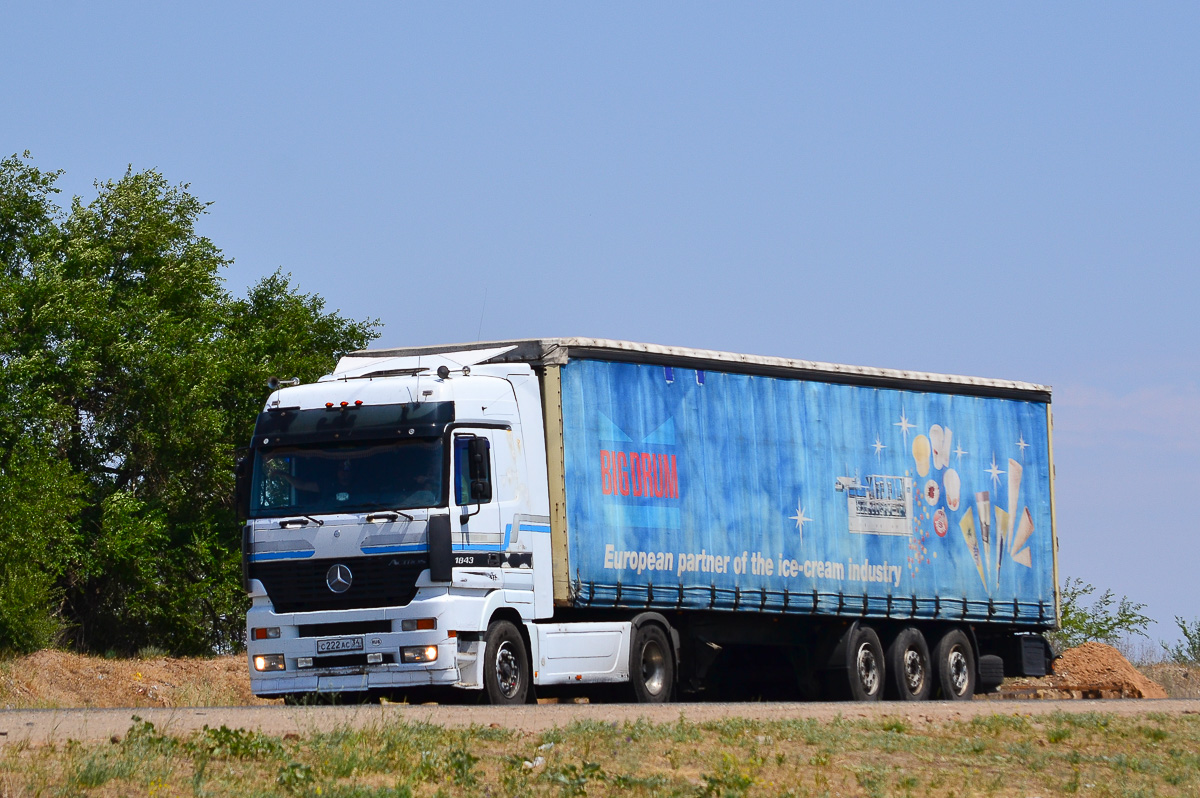 Волгоградская область, № С 222 АС 34 — Mercedes-Benz Actros ('1997) 1843