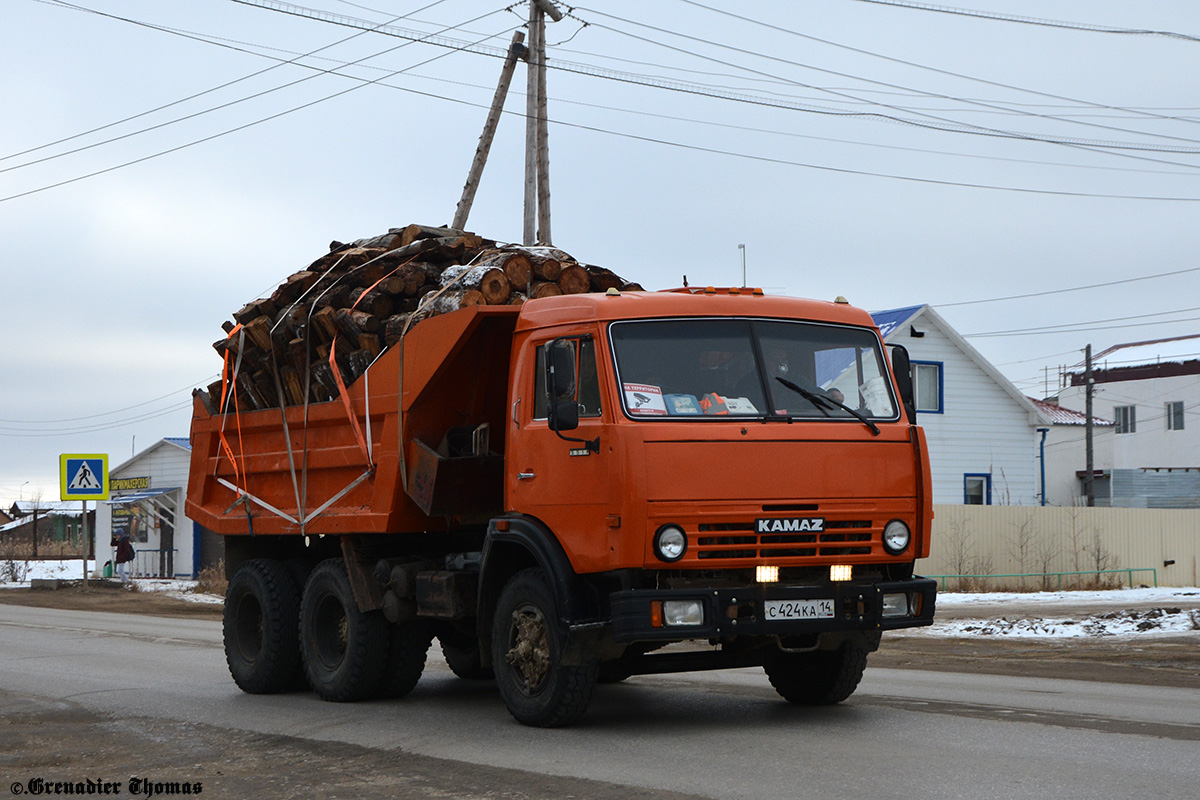 Саха (Якутия), № С 424 КА 14 — КамАЗ-55111 [551110]