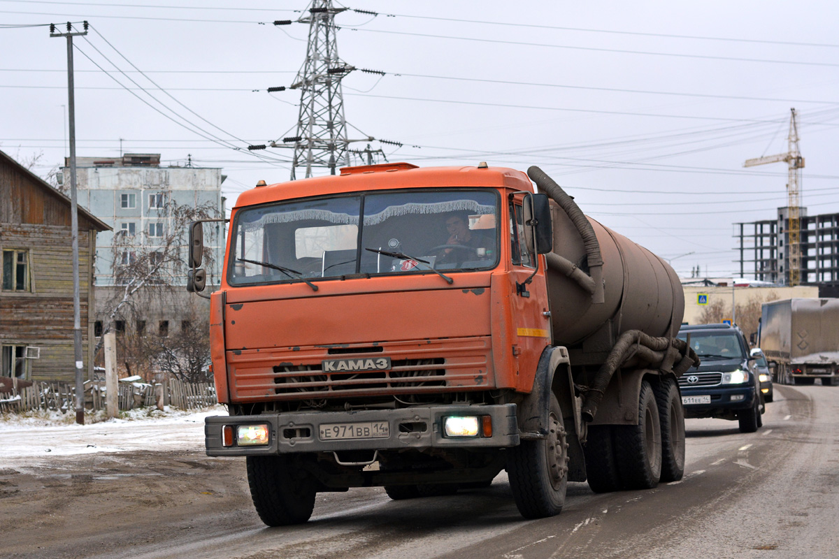 Саха (Якутия), № Е 971 ВВ 14 — КамАЗ-53215 [532150]