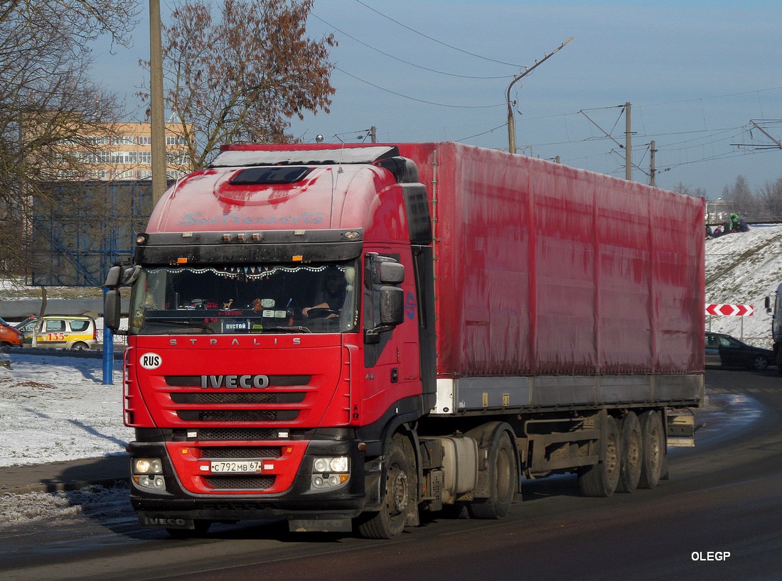 Смоленская область, № С 792 МВ 67 — IVECO Stralis ('2007) 430