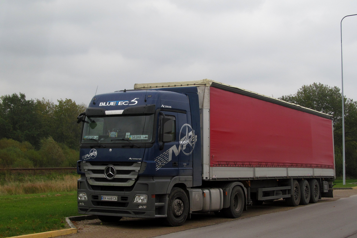 Хмельницкая область, № ВХ 4448 СА — Mercedes-Benz Actros ('2009) 1844