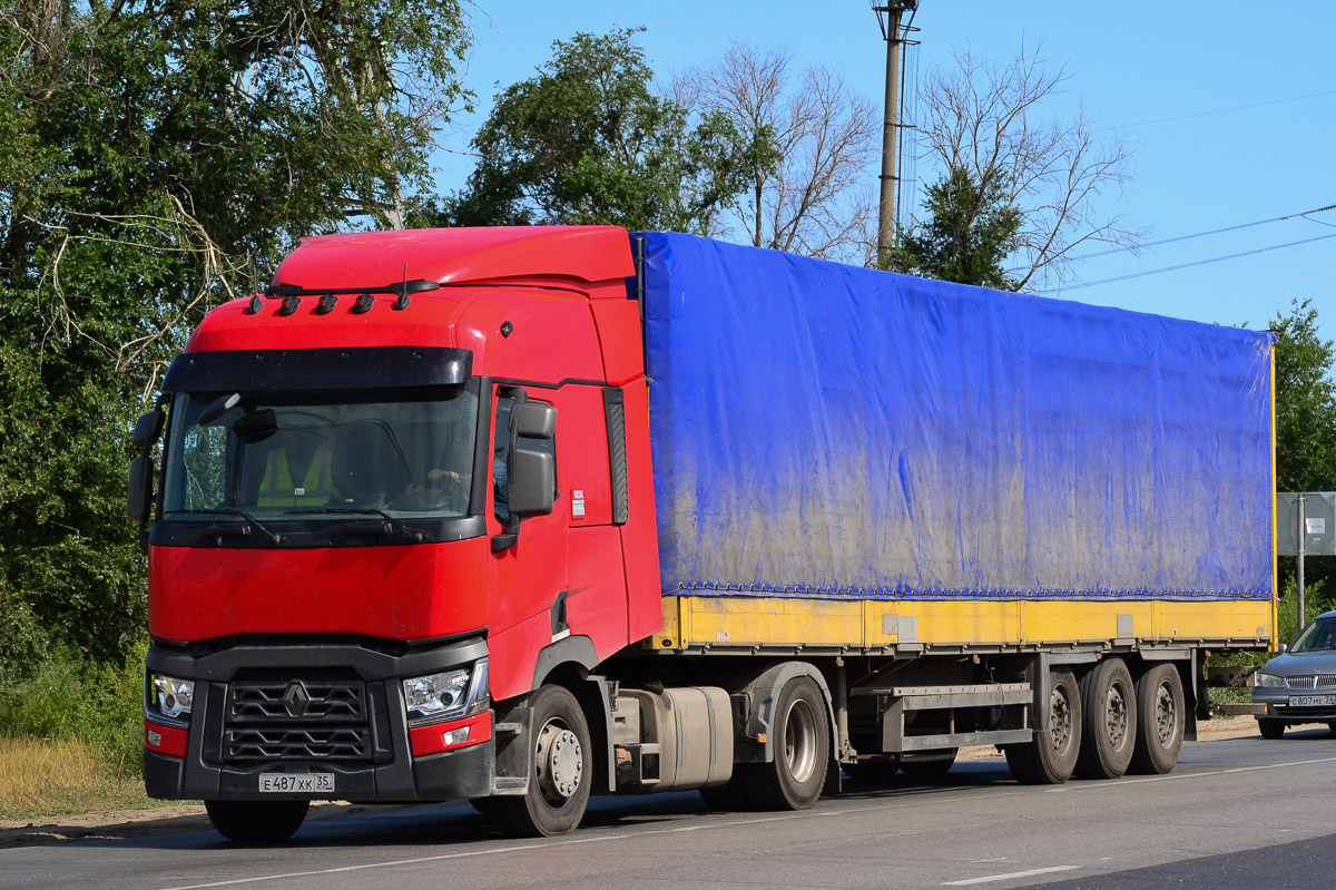 Вологодская область, № Е 487 ХК 35 — Renault T-Series ('2013)