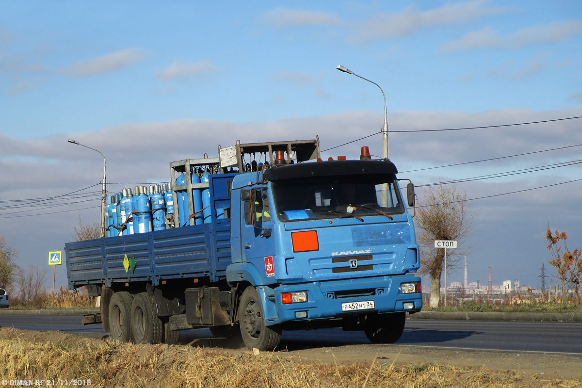 Волгоградская область, № Р 452 НТ 34 — КамАЗ-65117-N3(78)