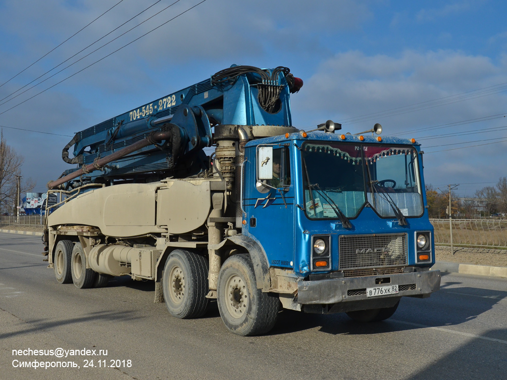 Крым, № В 776 ХК 82 — Mack (общая модель)