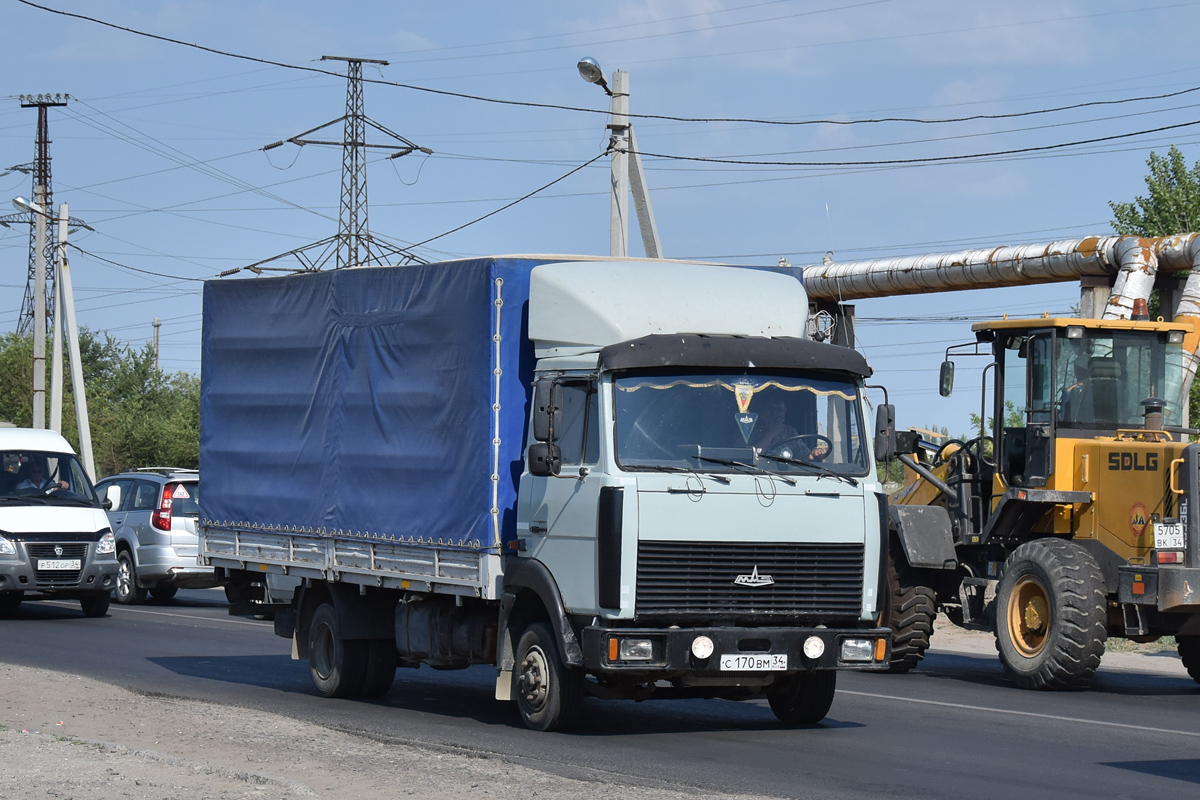 Волгоградская область, № С 170 ВМ 34 — МАЗ-437040 "Зубрёнок"