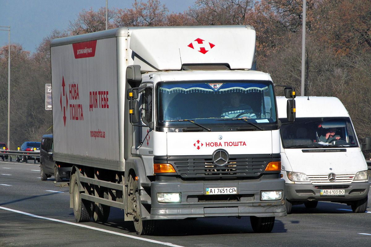 Киевская область, № АІ 7651 СР — Mercedes-Benz Atego 1823