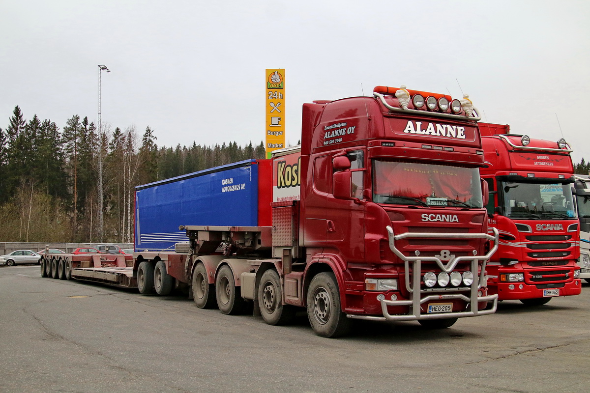 Финляндия, № HEG-205 — Scania ('2004, общая модель)