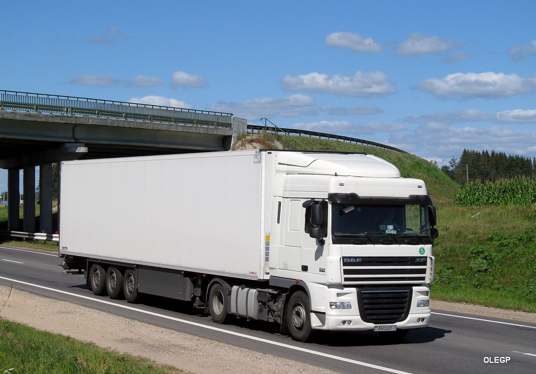 Брестская область, № АМ 0491-1 — DAF XF105 FT