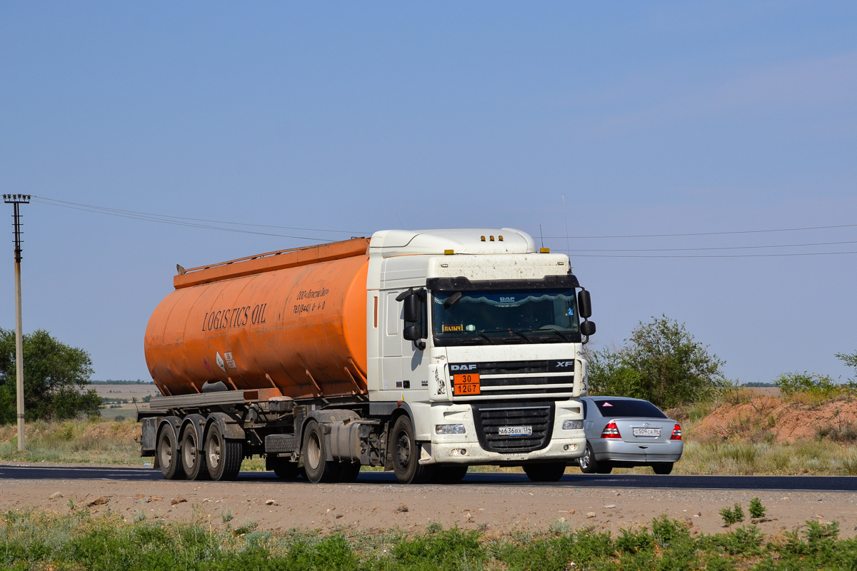 Волгоградская область, № А 636 ВХ 134 — DAF XF105 FT