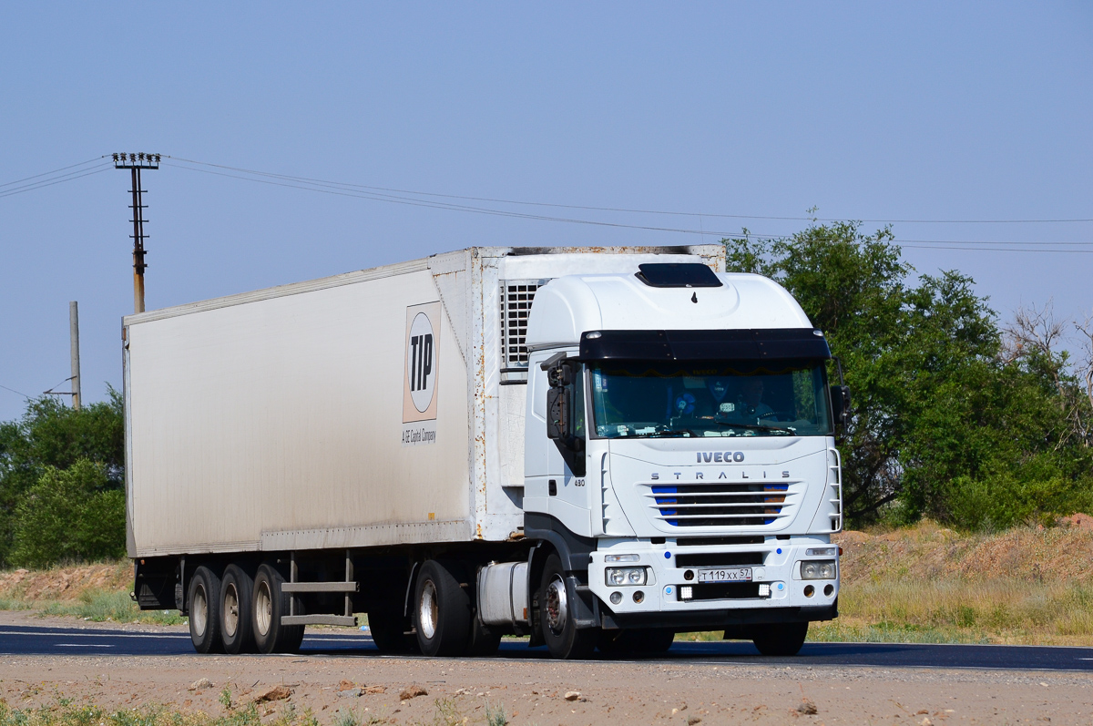 Орловская область, № Т 119 ХХ 57 — IVECO Stralis ('2002)