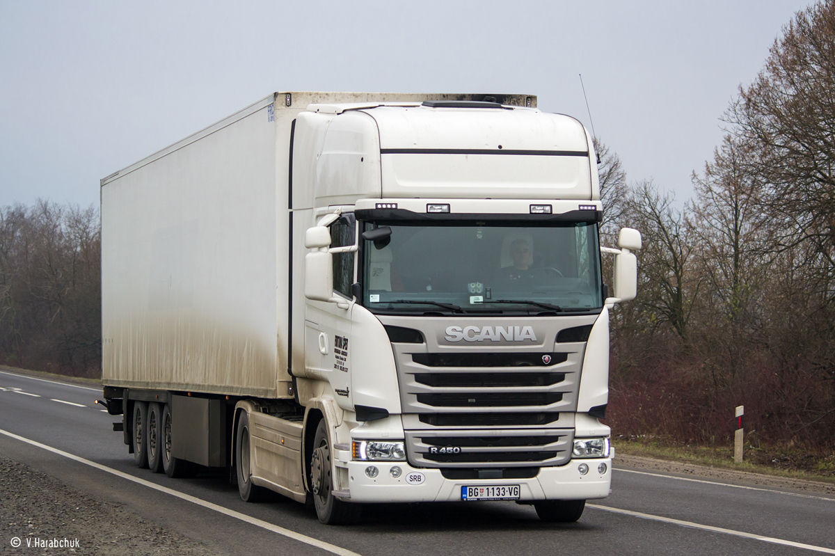 Сербия, № BG 1133-VG — Scania ('2013) R450