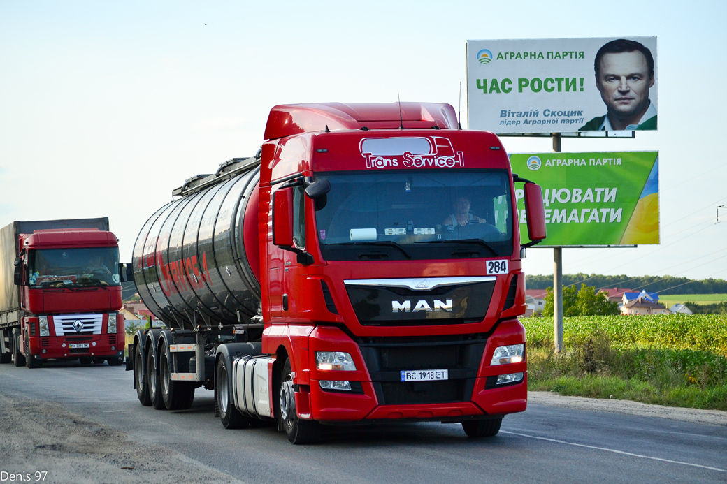 Львовская область, № 284 — MAN TGX ('2012) 18.440