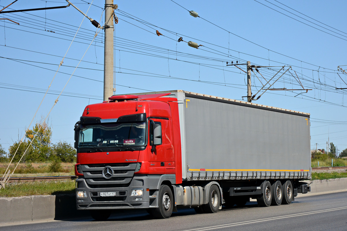 Смоленская область, № К 827 НТ 67 — Mercedes-Benz Actros ('2009) 1844