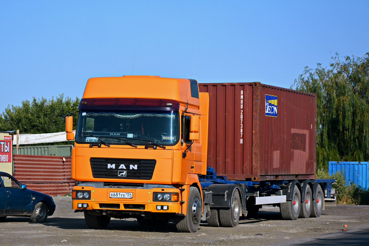 Волгоградская область, № В 681 УЕ 134 — MAN F2000 19.464