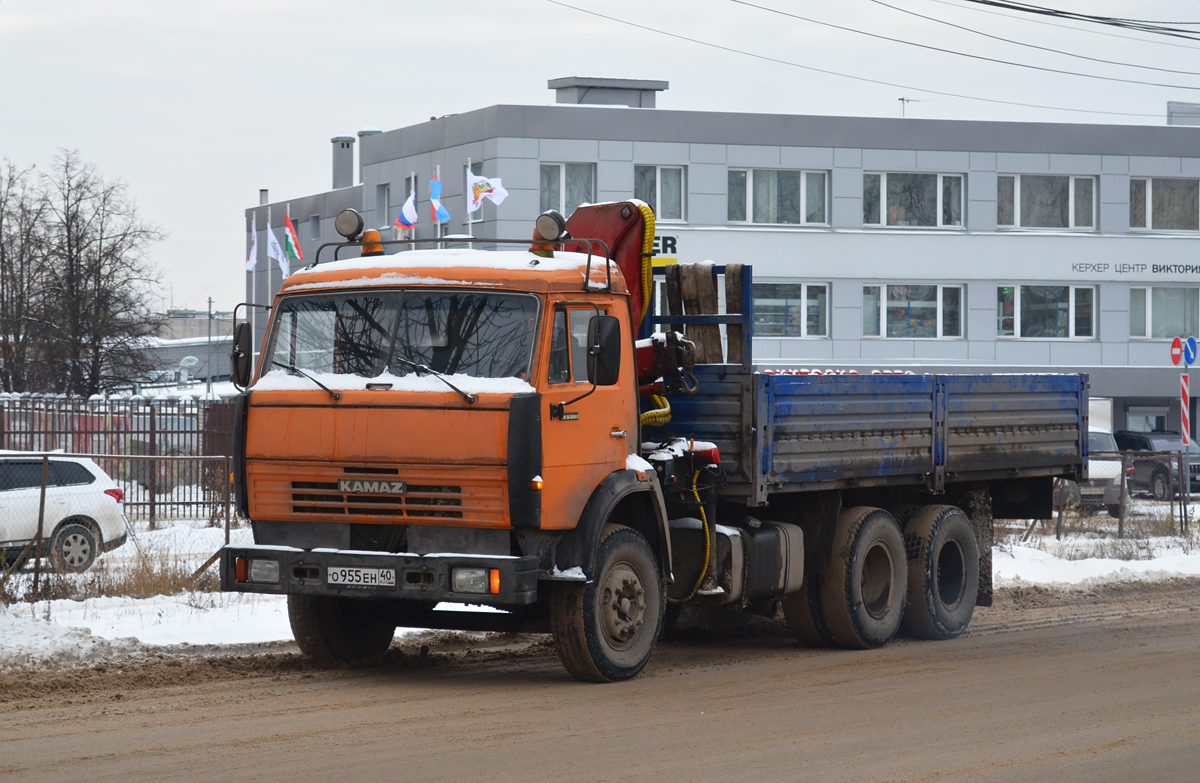 Калужская область, № О 955 ЕН 40 — КамАЗ-53215-15 [53215R]