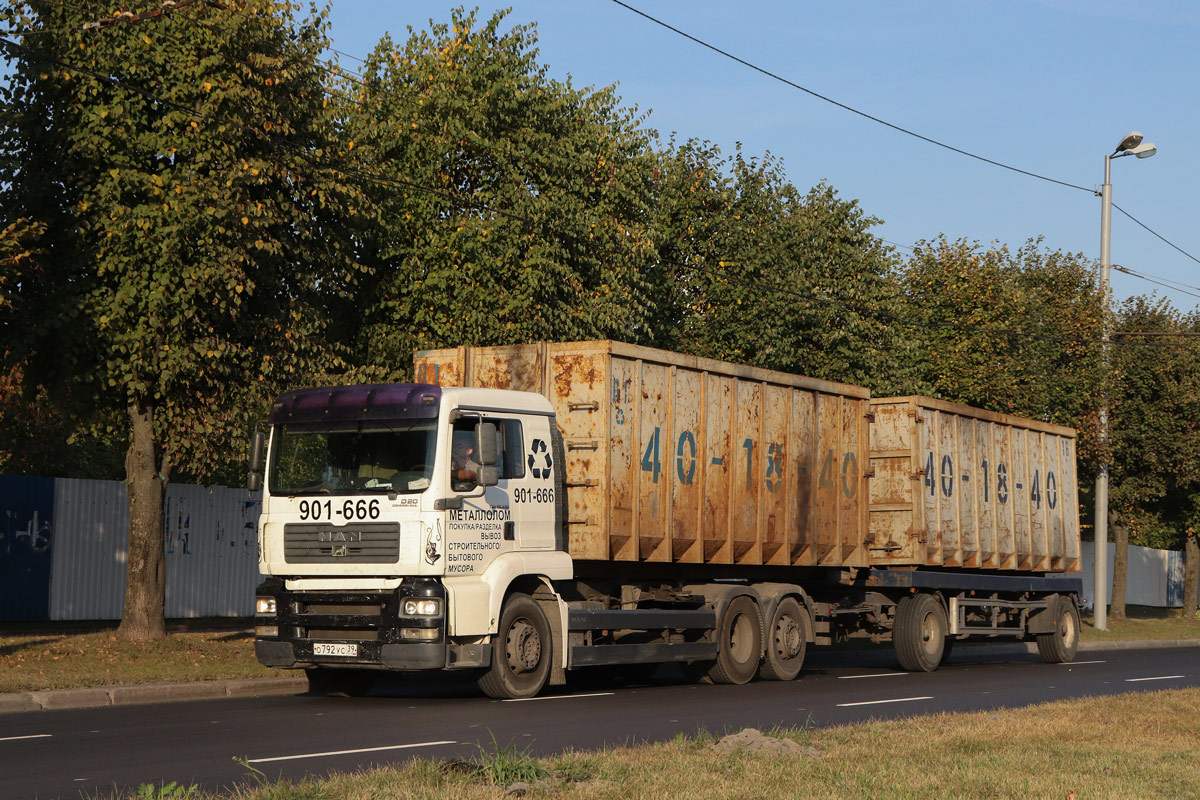 Калининградская область, № О 792 УС 39 — MAN TGA 26.430