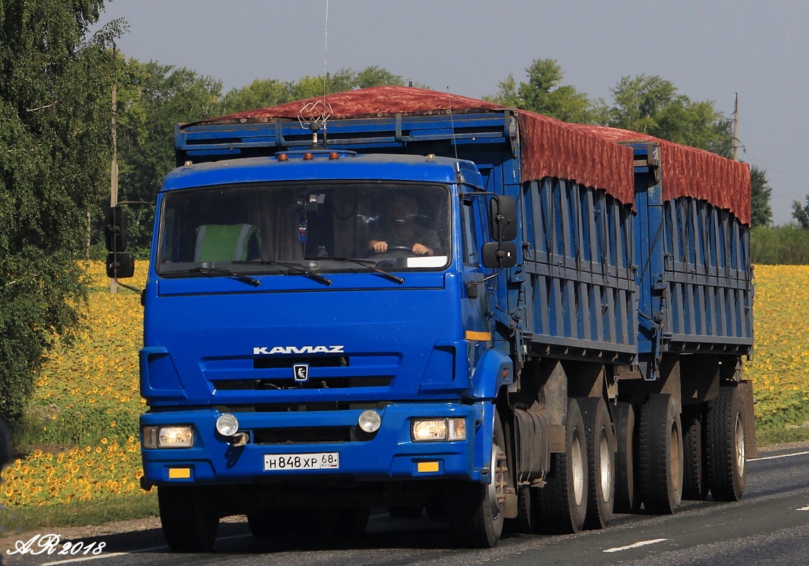 Тамбовская область, № Н 848 ХР 68 — КамАЗ-65115-D3