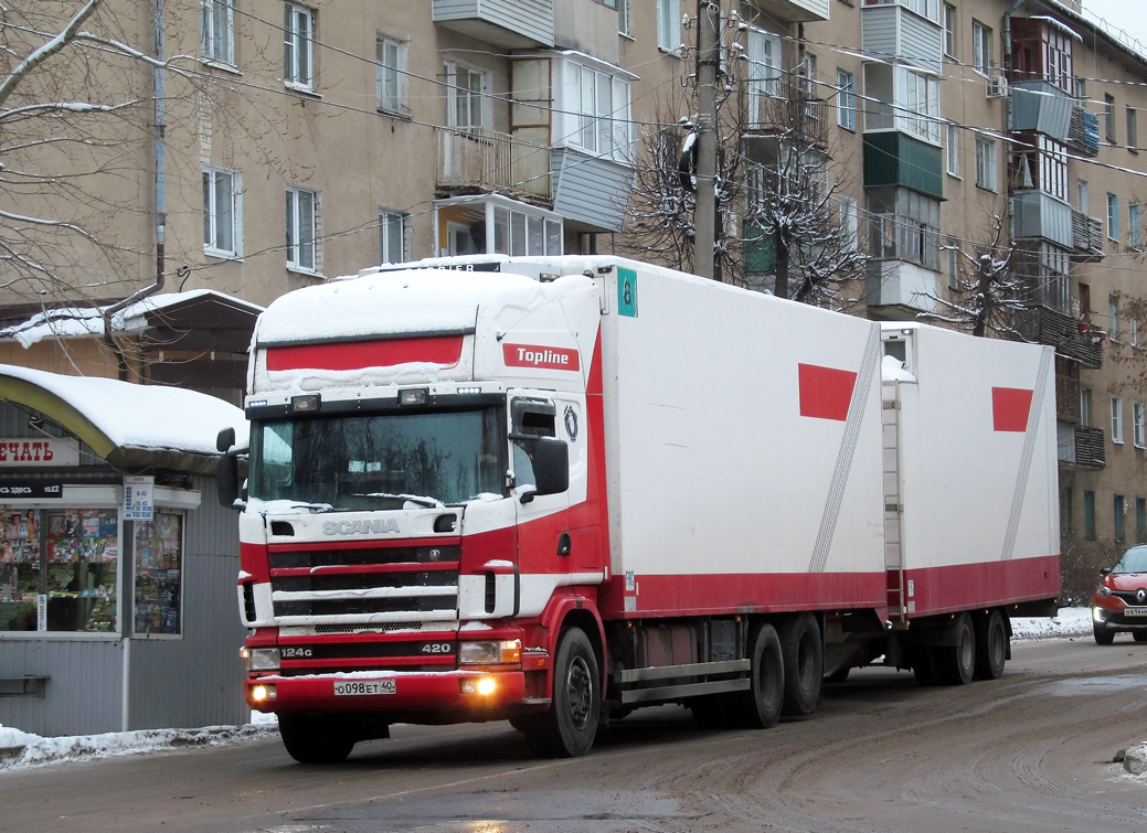 Калужская область, № О 098 ЕТ 40 — Scania ('1996) R124G