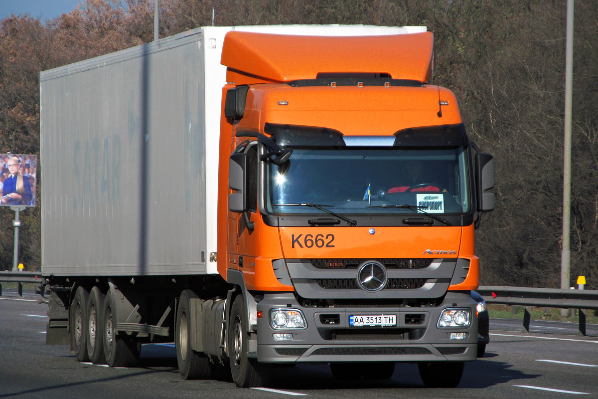 Киевская область, № K662 — Mercedes-Benz Actros ('2009) 1841