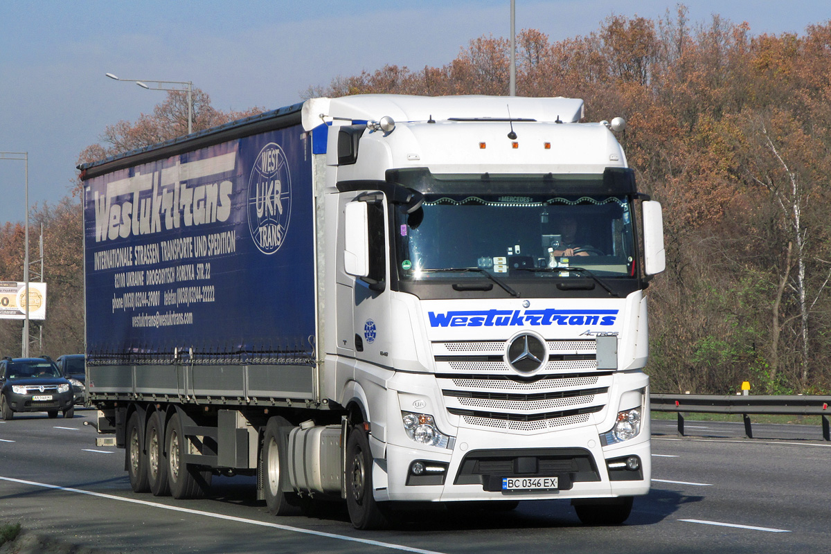 Львовская область, № ВС 0346 ЕХ — Mercedes-Benz Actros ('2011) 1848