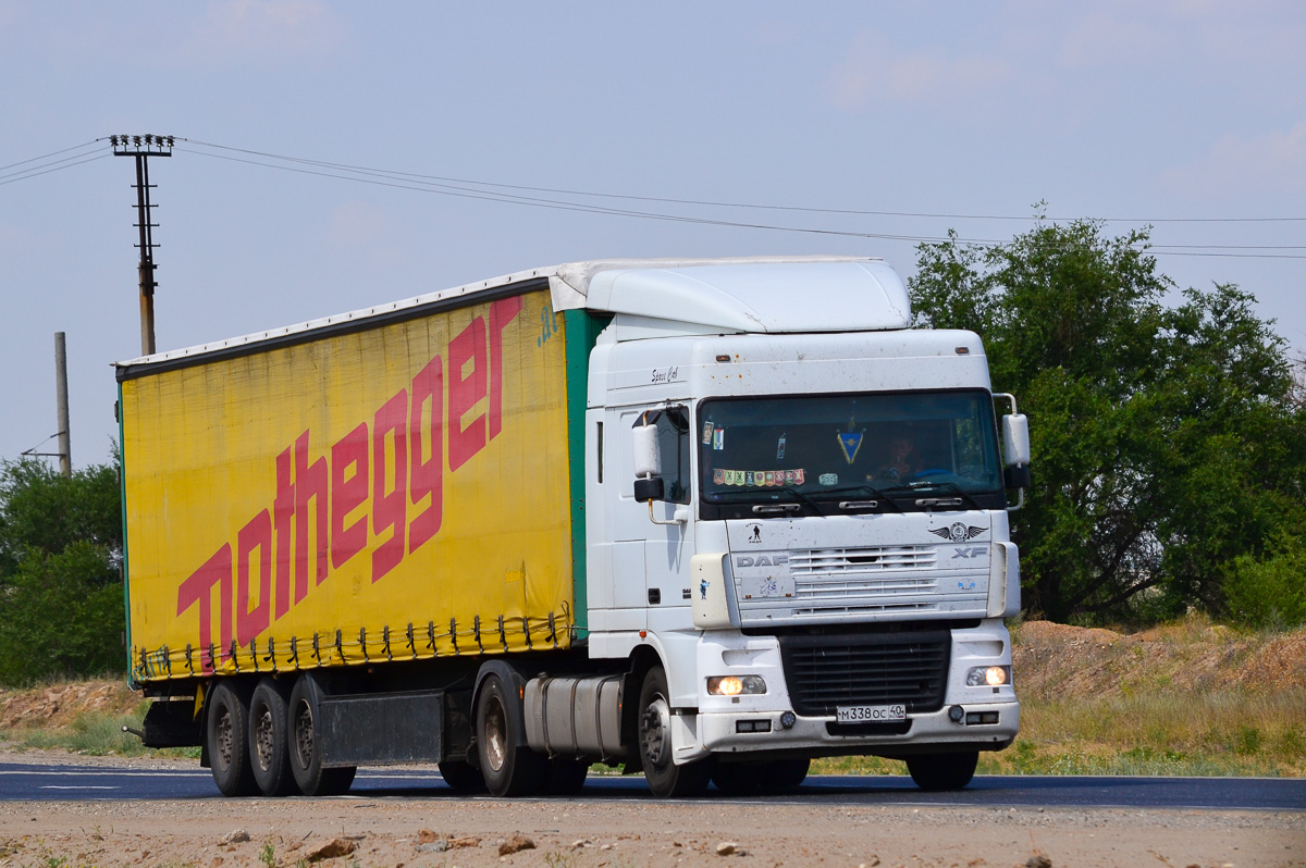 Калужская область, № М 338 ОС 40 — DAF XF95 FT