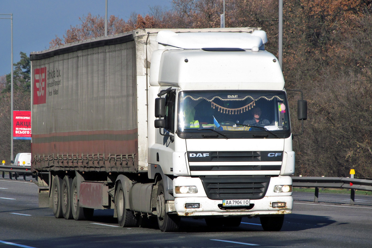 Киев, № АА 7904 ІО — DAF CF85 FT