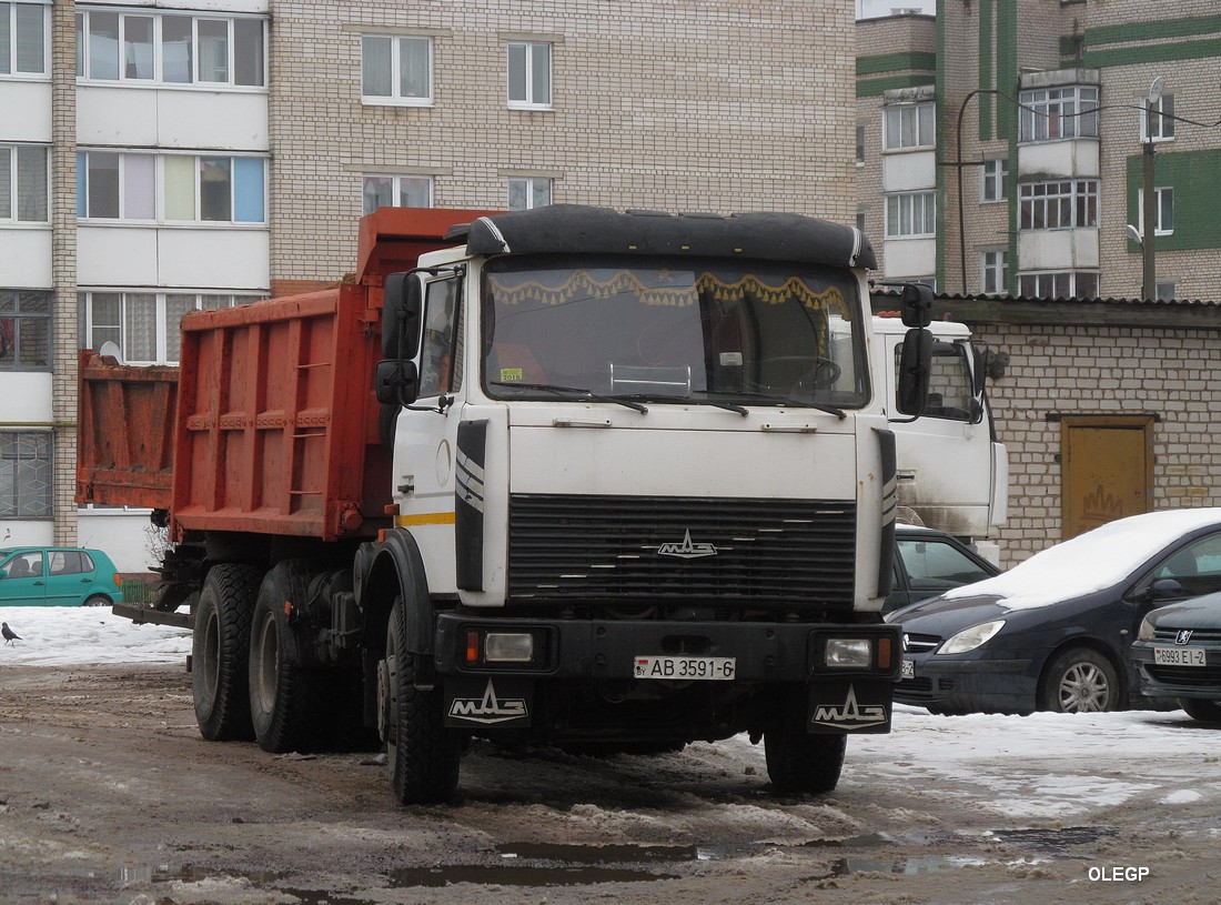 Могилёвская область, № АВ 3591-6 — МАЗ-5516 (общая модель)