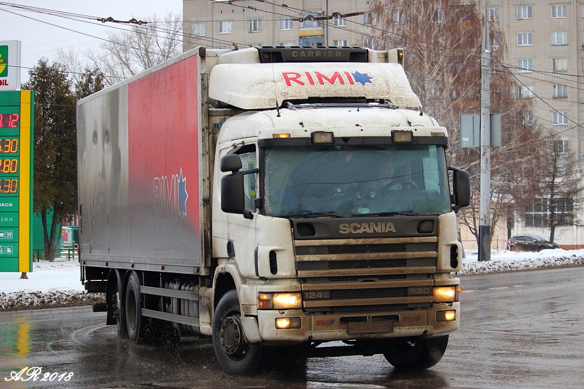 Тамбовская область, № Н 334 АУ 68 — Scania ('1996) P124C