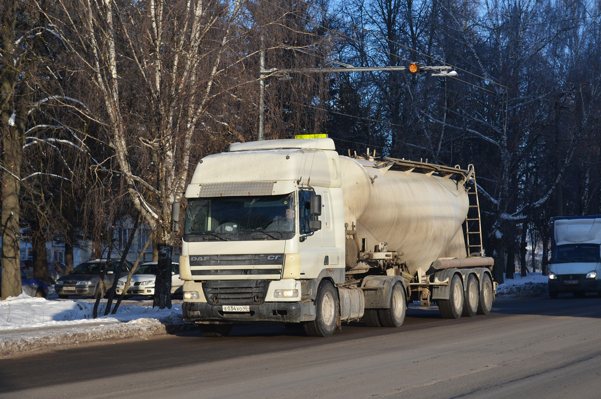 Калужская область, № Е 034 ХО 40 — DAF CF85 FT