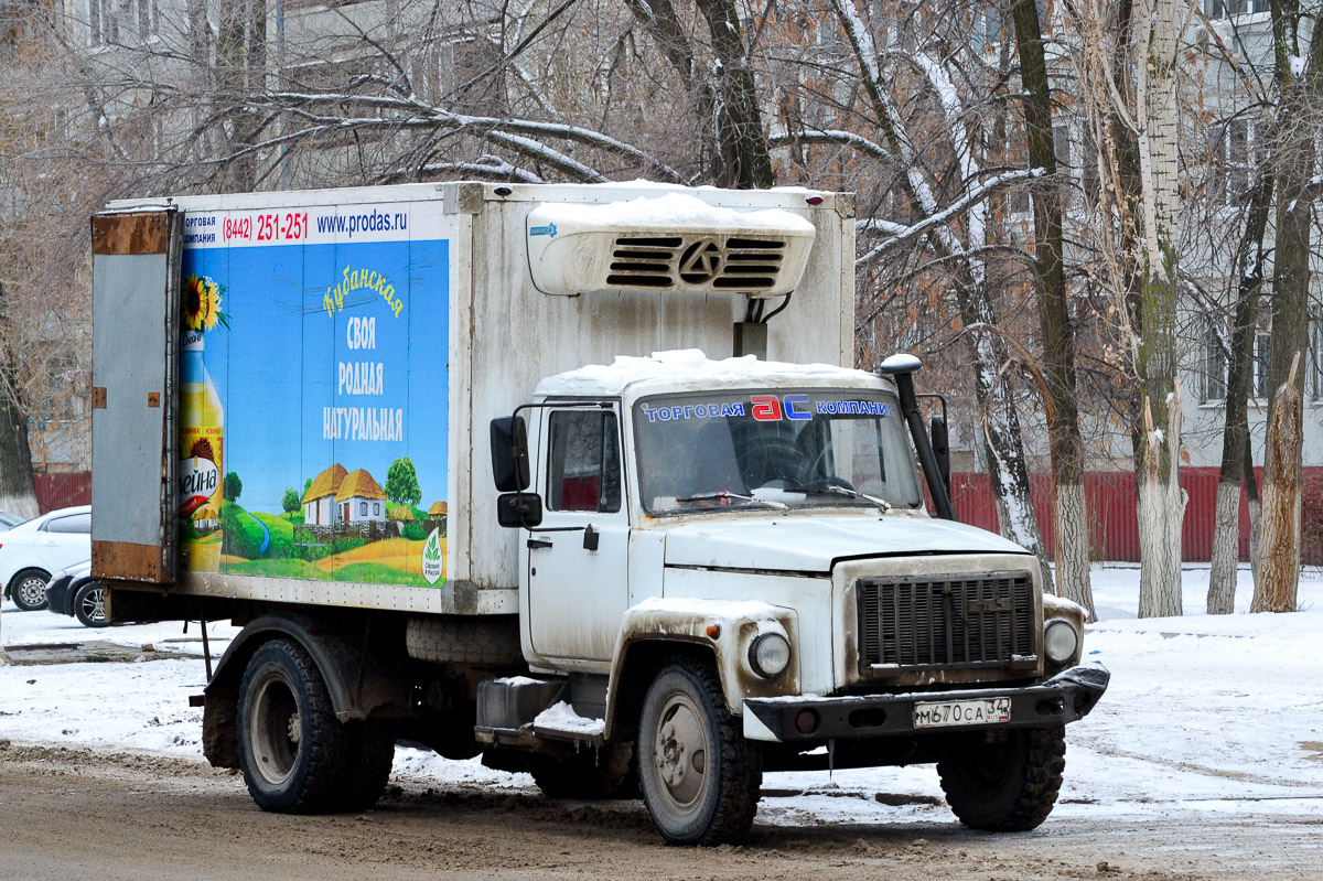 Волгоградская область, № М 670 СА 34 — ГАЗ-3309