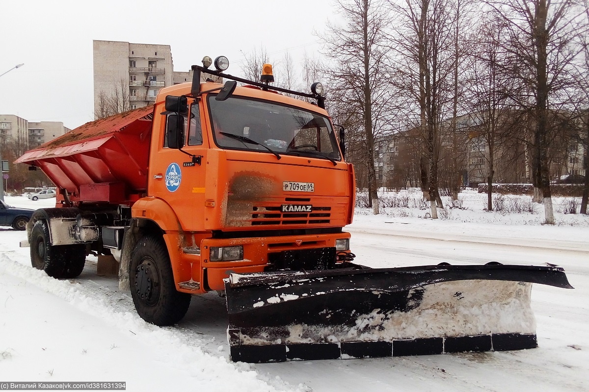 Тверская область, № Р 709 ОЕ 69 — КамАЗ-53605-62