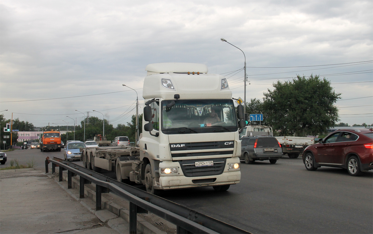 Красноярский край, № К 292 КТ 124 — DAF CF85 FT