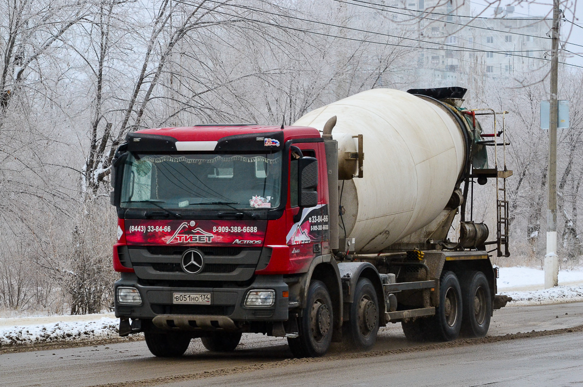 Волгоградская область, № В 051 НО 134 — Mercedes-Benz Actros '09 4141 [Z9M]