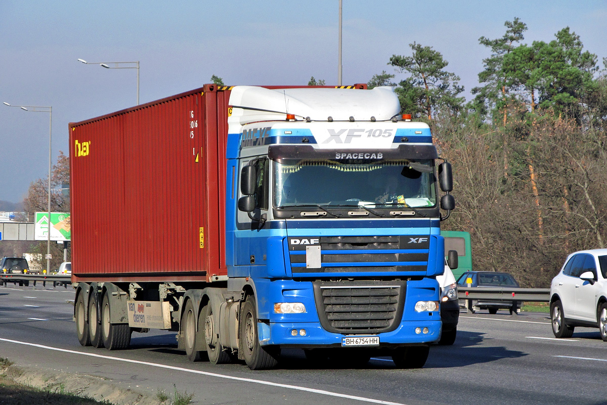 Одесская область, № ВН 6754 НН — DAF XF105 FTG