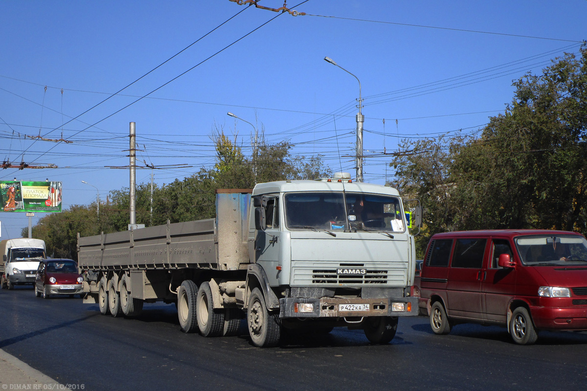 Волгоградская область, № Р 422 КА 34 — КамАЗ-54115-15 [54115R]