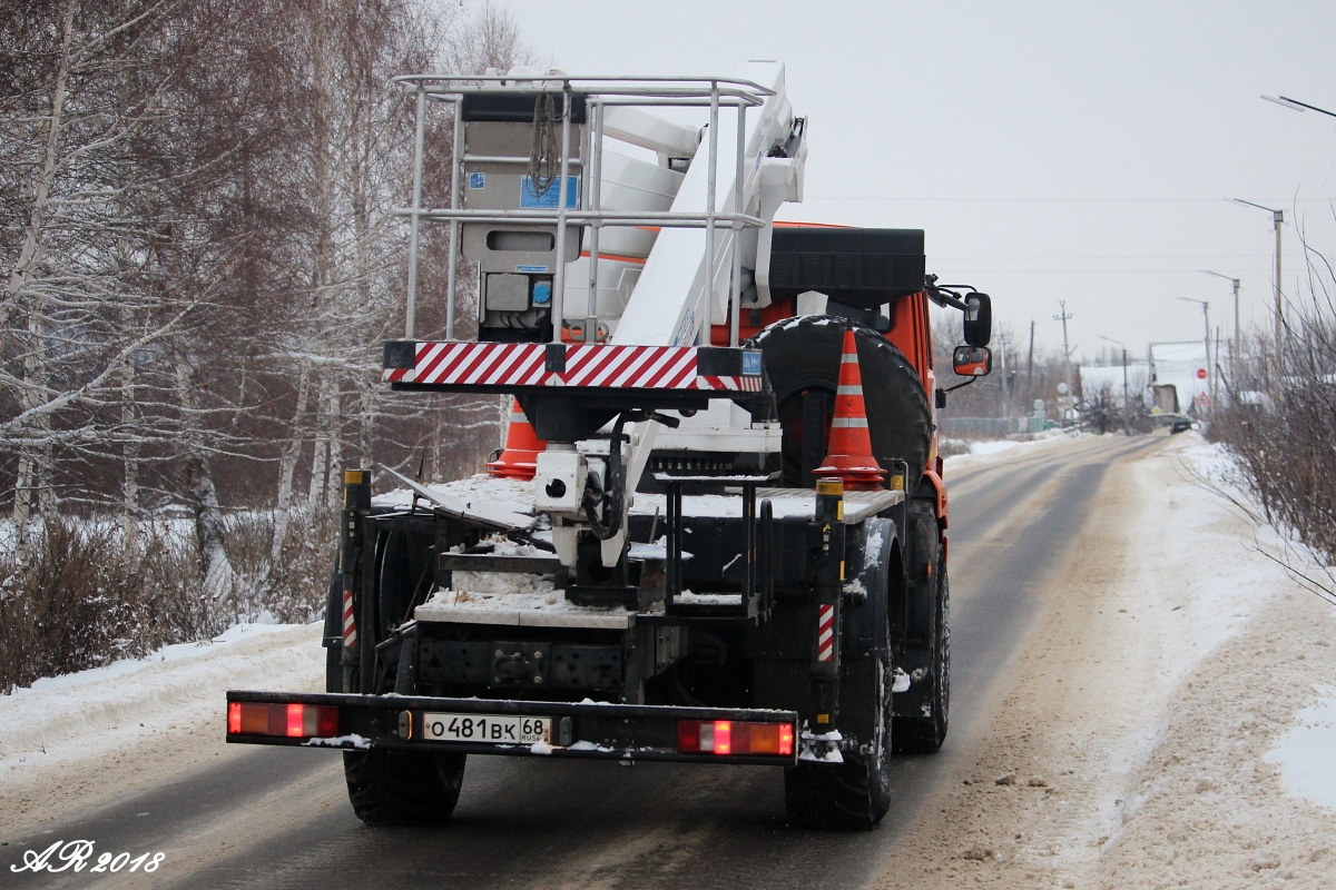 Тамбовская область, № О 481 ВК 68 — КамАЗ-43502-45