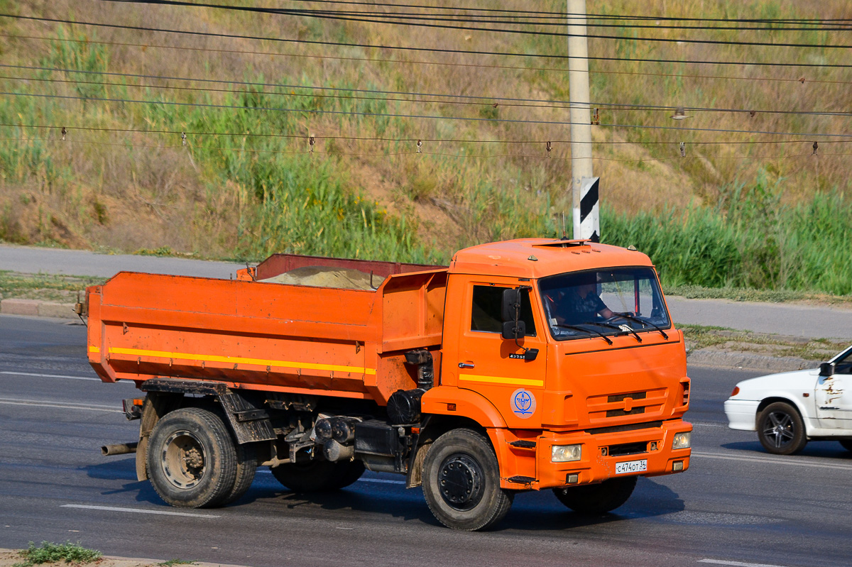 Волгоградская область, № С 474 ОТ 34 — КамАЗ-43255-H3(99)